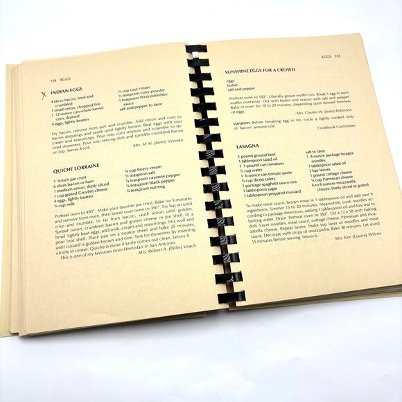 A Texas Hill Country Cookbook Blue Lake Deerhaven Community Recipes Vintage 80s - Picture 7 of 8